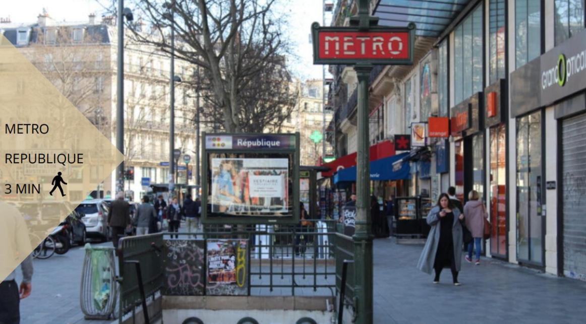 Appartement Contemporain Republique - Temple Paris Exterior foto
